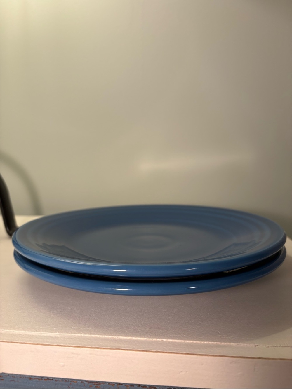 2 Fiestaware luncheon plates in Lapis. 9” in diameter Excellent condition.